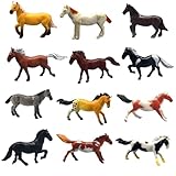 mini poney video 【Matière plastique de haute qualit: sûr et résistant aux chutes】Le modèle de cheval est fabriqué en plastique de haute qualité : il est non toxique, ne dégage pas d’odeur désagréable, et sa matière est résistante aux chocs. Les bords sont lisses. La couleur est durable et peu sujette à l’usure ou au décoloration, ce qui garantit une utilisation sûre et fiable sur le long terme. Il convient parfaitement comme compagnon de jeu durable