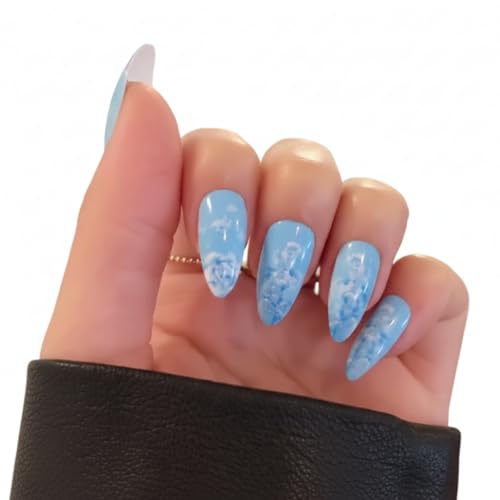 PaintLab Press-On Nails Manicure Kit, Positano, 30-Piece Set, Lon...