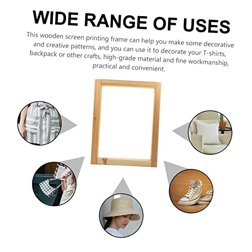 Cadre sérigraphie bois réutilisable pour une impression sur tissu nette - 4
