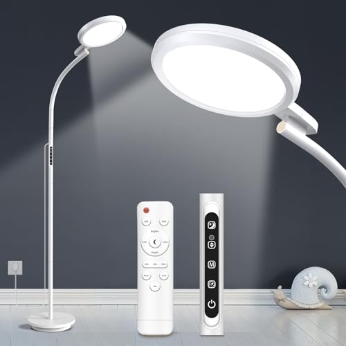 Lampadaire lumière du jour spectre complet LED 10000 lux télécommandé pour maison