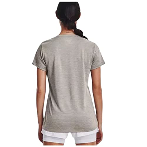 Under Armour Camiseta feminina Tech manga curta gola V - torcida