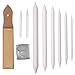 Estompe en Papier Croquis Professionnels, 8 Pièces Estompes Dessin avec 1 Taille-Crayon Bloc de Papier Abrasif et 1 Gomme, Souche de Papierde Haute Qualité
