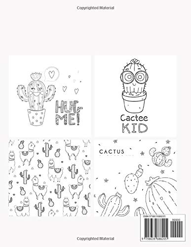 Cactus Coloring Book: Coloring Toy Gifts for Kids or Adults | Cute Easy and Relaxing Realistic Animal Large Print Birthday Gifts image 2