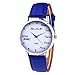 Produktbild Gusaman Lederband Quarz Fashion Watch F383-A Damenuhren Damen Armbanduhr Top Brand Luxury Girl Quartzwatch Farbe: Royal Blue