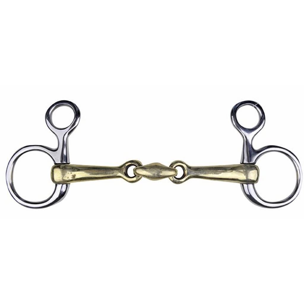 HKM Hanging cheek snaffle argentan, 16 mm Mehrfarbig 40/5.25