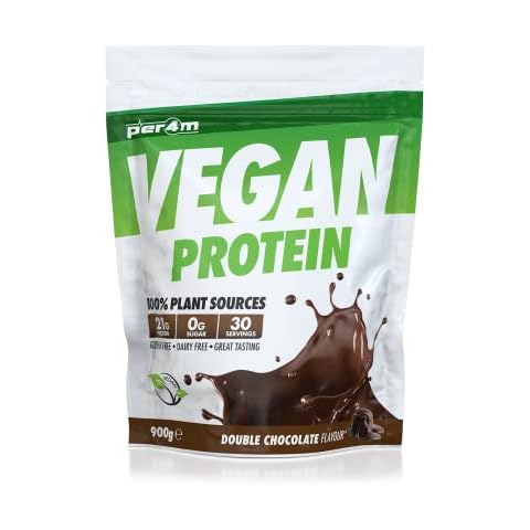 per4m Plant Based Protein for Training | 908g | Vegan Protein Shake | Great Tasting Chocolate Flavour | Nutritional Powder | Gluten Free | Dairy Free (Chocolate) Cover