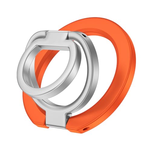 Soporte de anillo de dedo con imán doble y rotación 360 para iPhone 17 Pro Max y Samsung