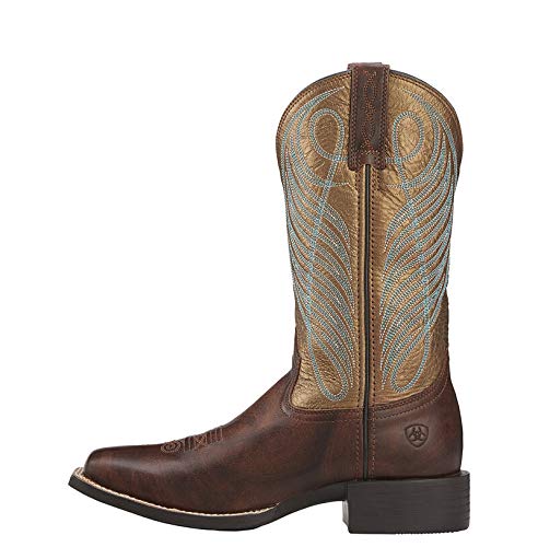 Image of Ariat Women's Round Up Wide Square Toe Western Boot