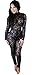 Women Sexy Sequin Jumpsuit Back Hole Nude Illusion Slim Leg Pants Jumpsuits Rompers