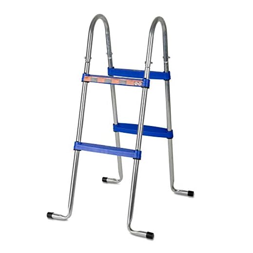 Gre Ar109 - Escalera Para Piscina Elevada, 98 Cm