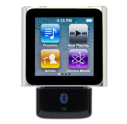 KOKKIA i10sWatch (Tangerine Tango): i10s (Black) Tiny Bluetooth iPod Transmitter with iPod Nano 6G Watch Band (iPod Nano Not Included).