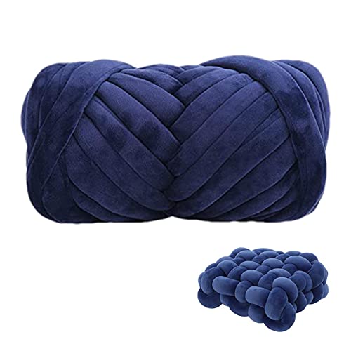 Yusheng Hilo de lana grueso DIY para tejer a mano, lana suave, lana gruesa, manta de punto, manta de punto para tejer gigante, manta de sofá