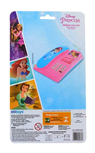 Telefone Com Som Princesas Etitoys Telefone Com Som Princesas Estampa Princesas
