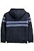 X RAY Boys (6-12) Full Zip Fleece Blue Flannel Lining Sweater with Hood, Kids Knit Sweater for Spring, Fall and Winter L -Navy/Dark Blue Marbled-L