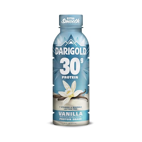 Darigold Ready to Drink Vanilla Protein Shake, 30g Protein, No Added Sugar, Lactose Free, Only 160 Calories. Electrolytes, Gluten Free - 14oz bottles 12 pack by Darigold - Image 2