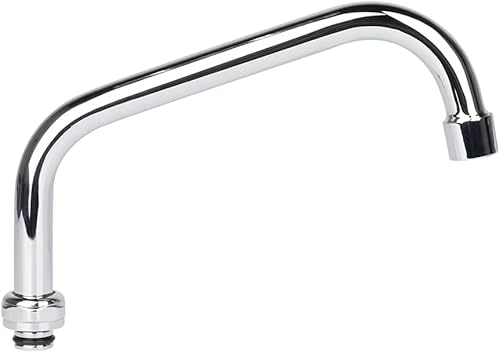 Kit de repuesto de boquilla giratoria de 8 pulgadas para grifo de fregadero de cocina comercial, boquilla giratoria de grifo comercial de 360° con