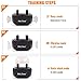 Petrainer Dog Training Collar with Remote - Bark Collar, Beep Vibration, Static Electric, 1000FT Range