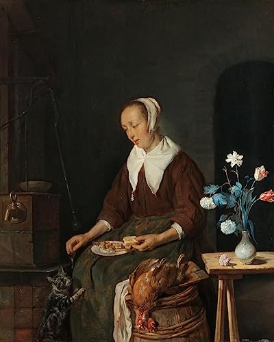 Toile Gabriel Metsu 60x90cm - Impression de peinture murale classique