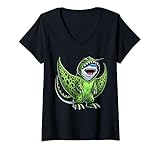Photo Gallery donna manta ray indossare costume dinosauro halloween cosplay t-rex maglietta con collo a v Photo Gallery donna manta ray indossare costume dinosauro halloween cosplay t-rex maglietta con collo a v