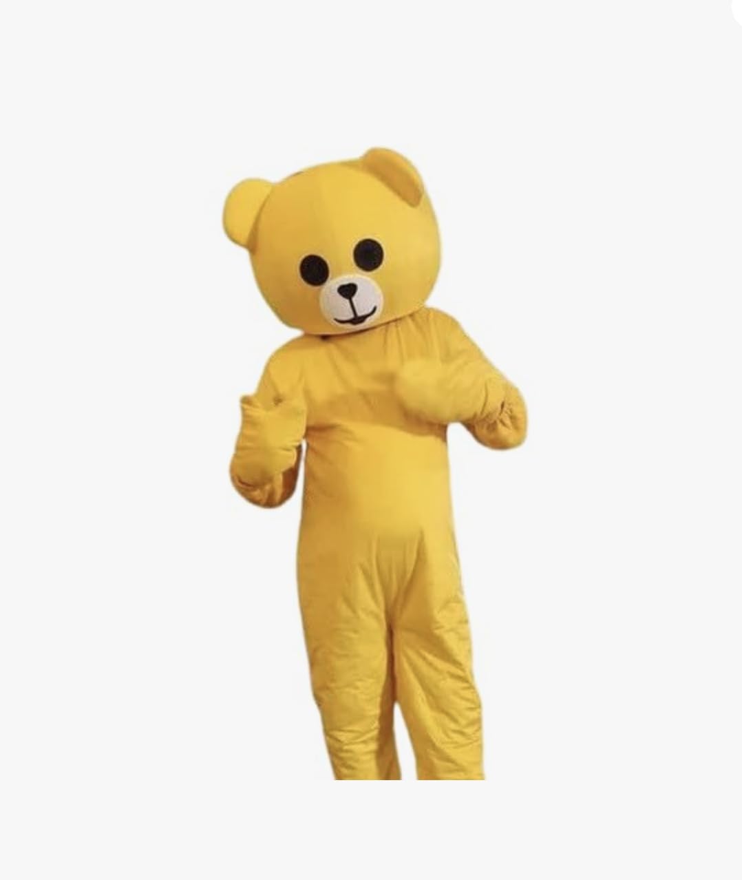 Yellow Teddy Bear Full Costume Mascot For Prank or Birthday Elders Halloween Costume, Prank Costume, mask With Gloves Adult Size (B0DC6H3M6J) Amazon Price History, Amazon Price Tracker