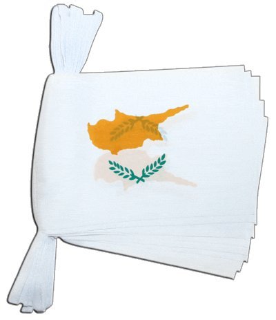 Guirlande drapeau Chypre pour animer vos soirées à thème et événements culturels