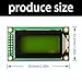 lazyfun 8x2 LCD Screen Module 0802A Line Display Low Power Consumption High Resolution LCD Screen for Industrial Systems for Electronics