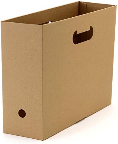 Muji 02081355 One-Touch Assembled Cardboard File Box, Set of 5, for A4 image 5