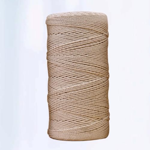 Cuerda de algodón beige para tapiz de decoración de pared 3