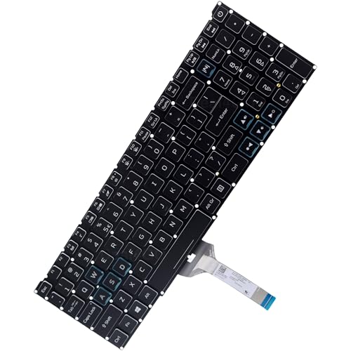 Deal4GO RGB�J���t���o�b�N���C�g�L�[�{�[�h�����p Acer Predator Helios Neo PHN16-71 PHN16-72 PHN18-71 PH315-52 AN515-58�p - �u���[ WASD �L�[