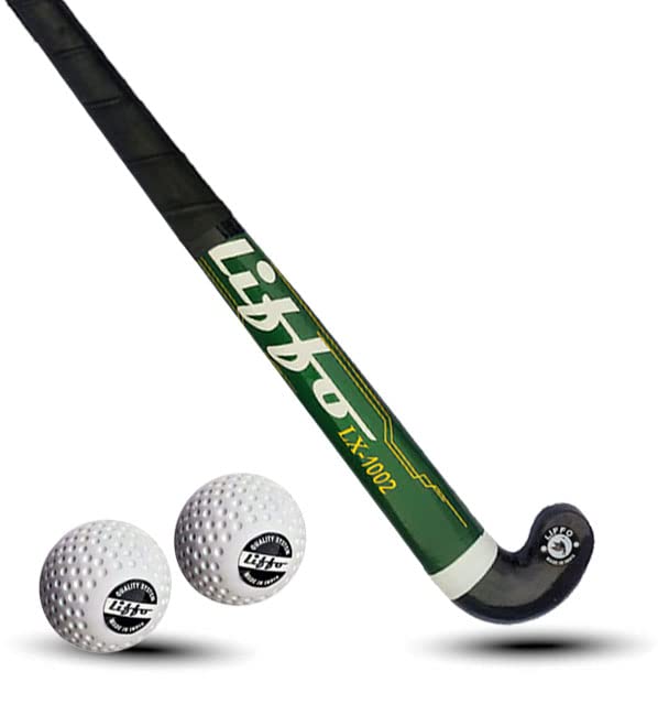 Liffo® Hockey Sticks for Men and Women Practice and Beginner Level with Two Ball (L-36 Inc) Green (B0B4P4WWJN) Amazon Price History, Amazon Price Tracker
