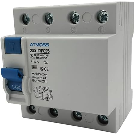 Interruttore Differenziale FI CENTEE 16A-63A 2P/4P 230-400V - Protezione Corrente Di Guasto
