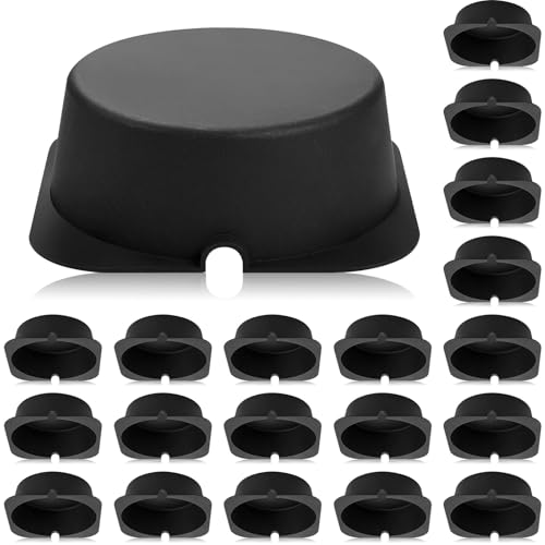 Tuanse 20 Pcs Recessed Light Covers, 8.6 x 8.6 x 2.9 Inch, Black