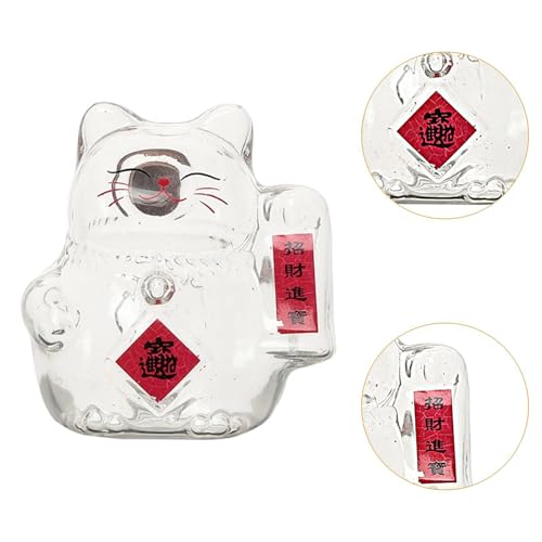 Hucha de cristal transparente para motivar el ahorro infantil sin romperla 3