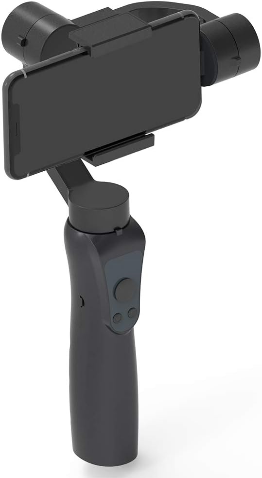 FACEVER 3 Axis Handheld Gimbal Stabilizer Compatible with iPhone, Samsung, Android Smartphones & Gopro, Black