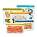 rezip 5-Piece Lay-Flat Starter Reusable Storage Bag Kit (Multi-Color)