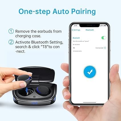One-step auto pairing instructions for TWS Earbuds