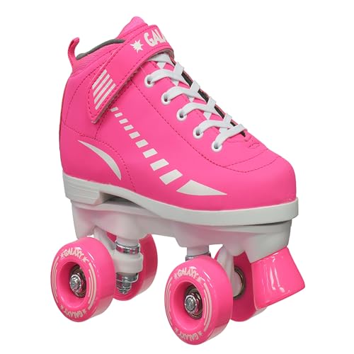Epic Skates Galaxy Elite Kids Quad Speed Skates, Pink, Juvenile 12