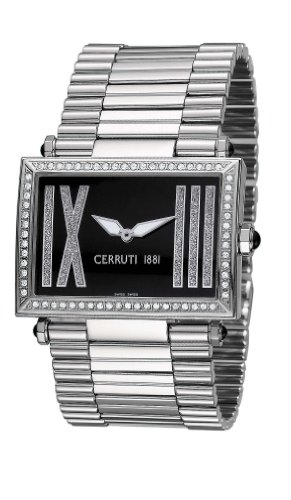 Cerruti - 4391489 - Montre Femme - Quartz - Analogique - Bracelet Acier Inoxydable Blanc