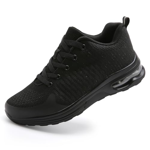 Image of Safety Trainers Steel Toe Cap Trainers Men Women Safety Work Shoe Black 8