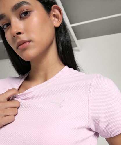 Image of PUMA Women Cotton Regular Fit T-Shirt