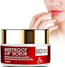 Scrub Balm | Lightening & Brightening Dark Lips for Men and Women | Heals Dry Lips/Smoker/Chapped Lip & Lipstick Stains Removal Lipcare | Pigmented lips to lighten pink(Beetroot lipbalm-1, pack of 1)'