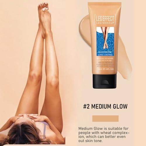 Leg and Body Makeup, Skin Perfecting Body Foundation, Tattoo Cover Up Make-up, Spider Vein Concealer für Bein und Körper Narben Cover Up Make-up, makellos aussehende Beine, gleicht den Haut aus – Bild 5