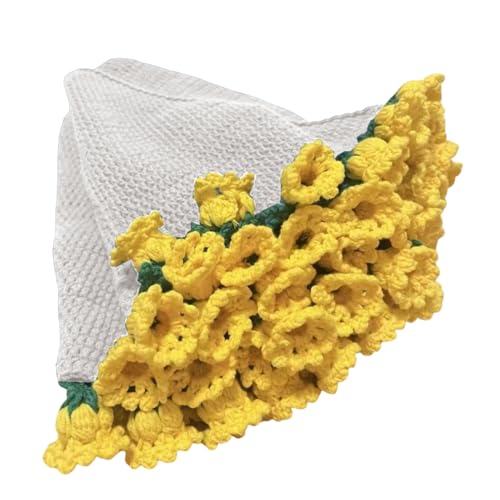 Kit crochet couverture fleurie pour créer votre décoration de salon cosy