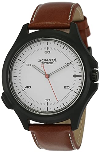 Buy Sonata Stride Analog White Dial Men 