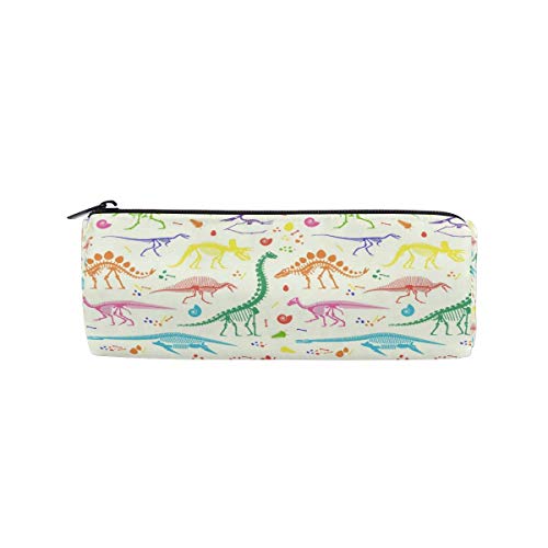 Preisvergleich Produktbild Federmäppchen Regenbogen Dinosaurier Silhouette Münz Geldbörse Beutel Briefpapier Beutel Make-up Tasche
