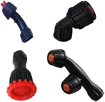 Set of 4 Spray Nozzles Plastic Female Thread for Weed Sprayer & Pest Control Inner teeth