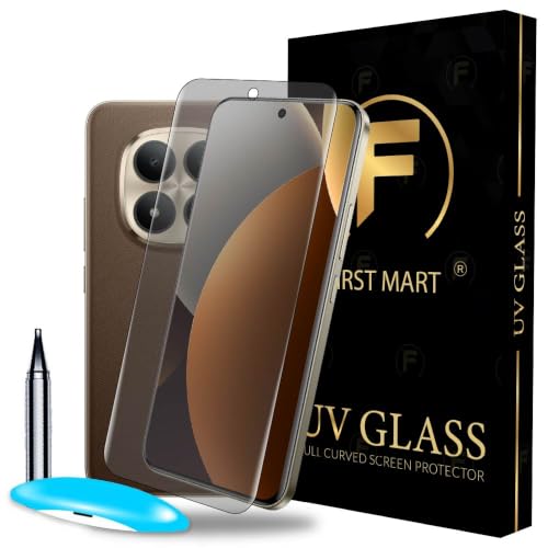 Image of FIRST MART Matte UV Tempered Glass for Redmi Note 15 Pro Plus | Anti-Glare Curved Screen Protector, 9H Scratch Resistant, Fingerprint Compatible, Case-Friendly | Pack of 1