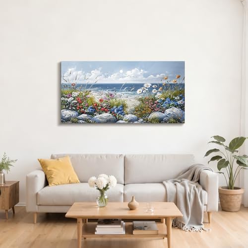 Tableau de décoration murale grand format impression sur toile nature
