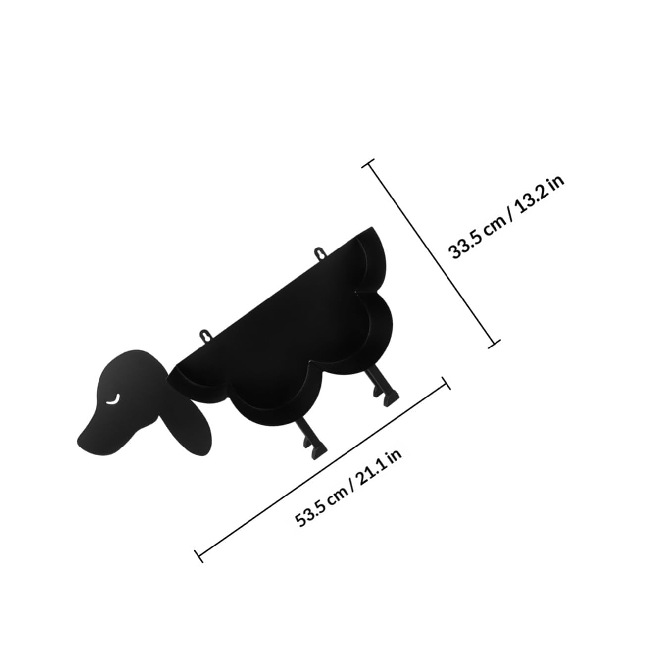 TEHAUX Toilettenpapierhalter und Niedlichem Hundedesign mit Stabilem Boden aus Eisen Moderner Multifunktionaler Organizer für Restaurant und Hotelbadezimmer