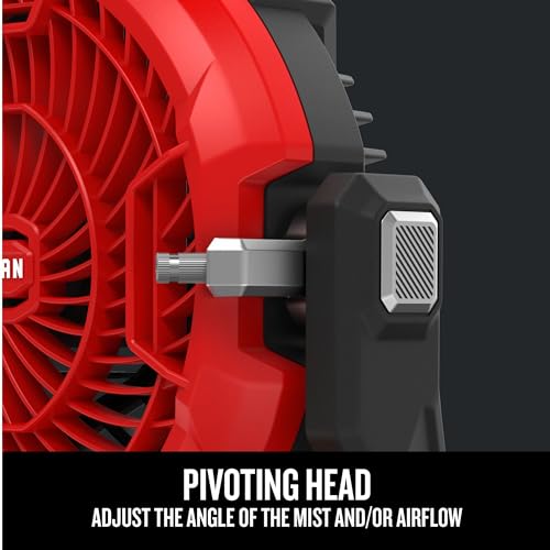 CRAFTSMAN V20 Cordless Personal Fan, Misting Fan, Settings for Mist and Airflow, Compact, Bare Tool Only (CMCE003B) - image 5